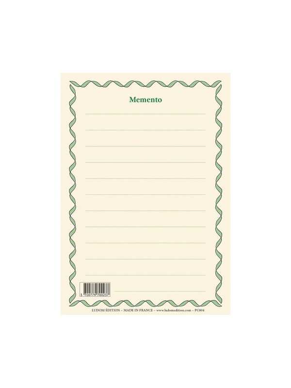 Petit cahier Mes petites notes - Memento