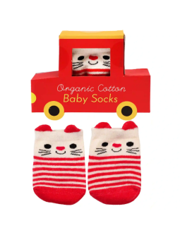 Cadeau de naissance bio chaussettes bébé Socks cupcakes - Babys