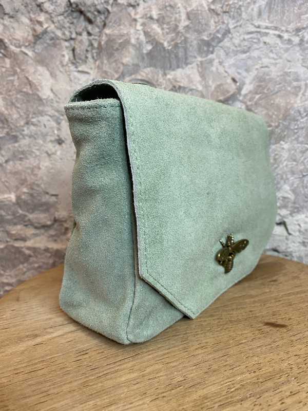 Sac en daim vert hot sale