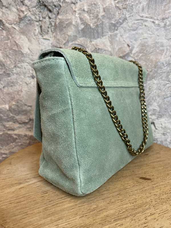 Sac en hotsell daim vert