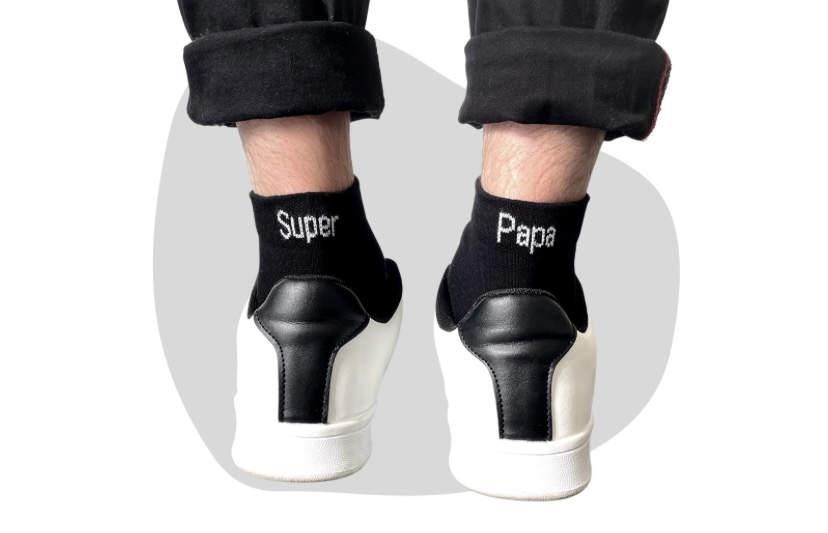 Chaussettes-blanches-homme-super-papa